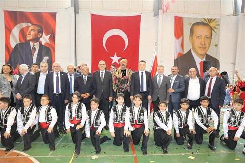 23 NİSAN ULUSAL EGEMENLİK VE ÇOCUK BAYRAMI İLÇEMİZDE DÜZENLENEN TÖRENLE KUTLANDI.